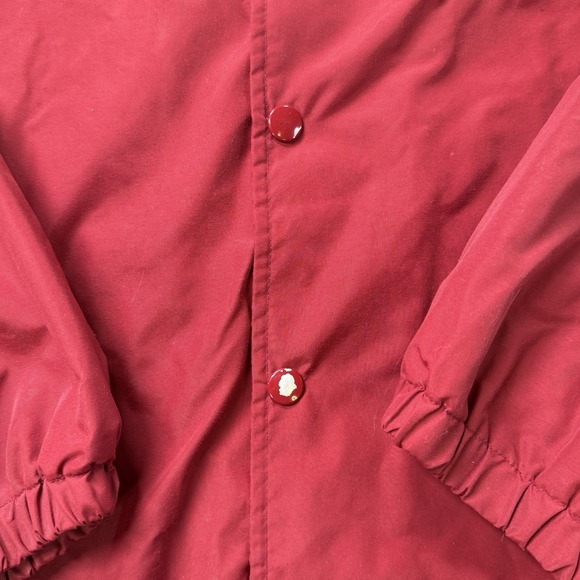 Vintage BAMA Alabama Crimson Tide Jacket XXL Red USA Made Nylon Sherpa Lined - Picture 5 of 11